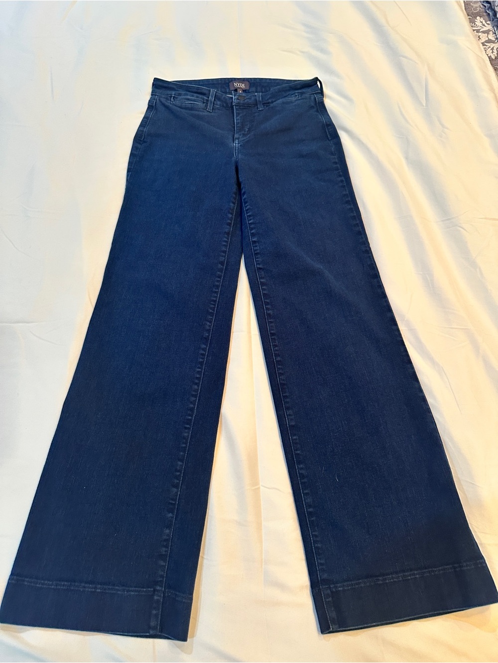 NYDJ Blue Wide Leg Jeans